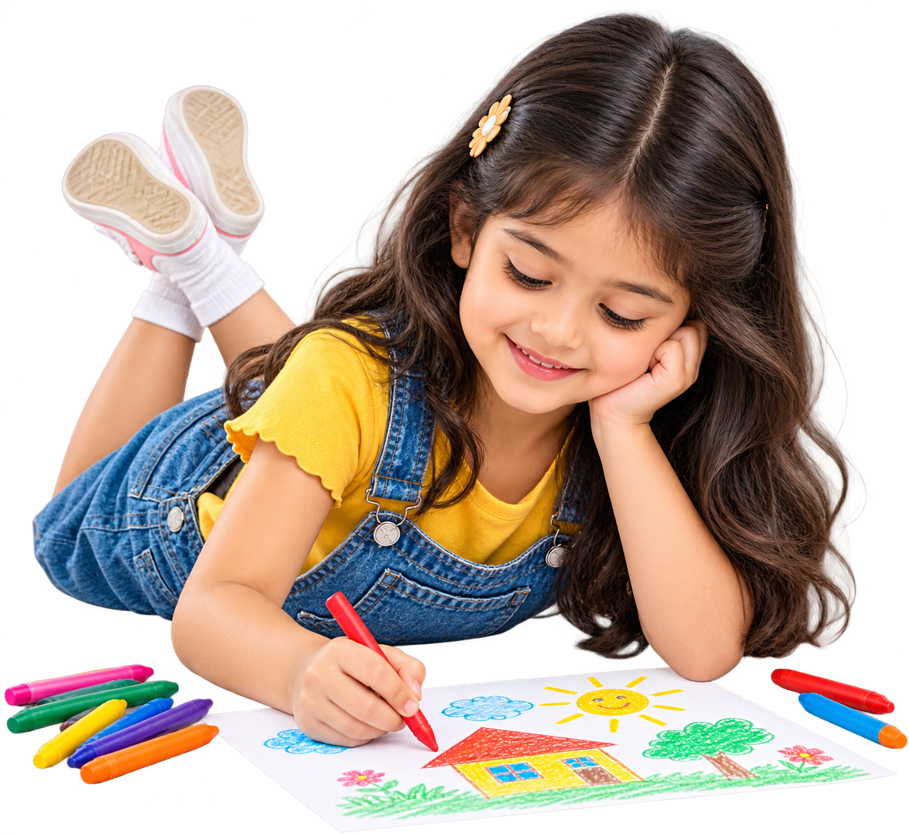Child drawing artwork
